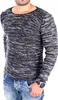 Reslad Strickpullover Herren-Pullover Melange Look Produktbild-Vorschau 2
