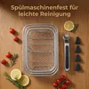 3er Set 304 Edelstahl Air Fryer Racks – stapelbare Produktbild-Vorschau 2