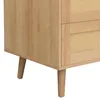 Merax Kleiderschrank mit Rattan-Optik, Kinderschrank mit Produktbild-Vorschau 17
