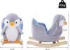 HOMCOM Kinder Schaukeltier Schaukelstuhl Schaukelpinguin Produktbild-Vorschau 7
