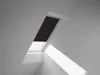 VELUX Verdunkelungsrollo uni dunkelbraun manuell Rahmen Produktbild-Vorschau 1