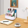 Schreibtisch Organizer Fernbedienung Halter mit 5 Holz Produktbild-Vorschau 3