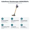 Buture VC90, Suchy, HEPA, Filtracja, Worek na kurz, Złoto, Podgląd zdjęcia produktu 13