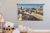 MuchoWow® Wandteppich Wandbehang Der Blick auf Cagliari vom Produktbild-Vorschau 3