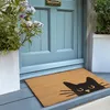 Clayre & Eef Fußmatte 75x45 cm Braun Kokosnuss Katze Produktbild-Vorschau 2