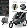KESSER® Kinderanhänger Fahrradanhänger 360° Drehbar mit Produktbild-Vorschau 2