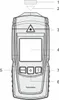 A diagram of a tachometer with numbered labels pointing to different parts. Podgląd zdjęcia produktu