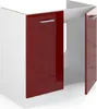 Spülenunterschrank Vicco R-Line Rot Hochglanz 80 cm , AP Produktbild-Vorschau 5