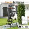 Sekey Klappleiter 4 Stufen, Trittleiter klappbar mit Produktbild-Vorschau 4