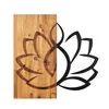 Wallity, Dekorativer Wandaccessoire aus Holz, 58 x 58 cm, Produktbild-Vorschau 4