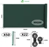 VOUNOT® Panneau de clôture 1.8×10m, Protection visuelle Voir les images du produit 2
