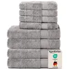 Komfortec 8er Handtuch Set aus 100% Baumwolle, 4 Badetücher Produktbild-Vorschau 1
