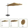 The Living Store Sonnenschirm mit Schirmständer Taupe Produktbild-Vorschau 10