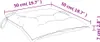 A diagram showing the dimensions of a cushion. Náhled obrázku produktu