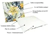 JACK 3er Set Outdoor Lounge Kissen 45x45cm 1x Motiv + 2x Produktbild-Vorschau 3