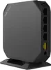 A black router with multiple ports on the side, placed on a stand. Anteprima dell’immagine prodotto