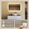 ARTFORMA LED Badspiegel rechteckig 120x70 cm rahmenlos mit Produktbild-Vorschau 5