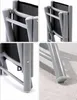 Garten Klapphocker Fußhocker Aluminium - Textilen Anthrazit Produktbild-Vorschau