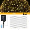 Guirlande lumineuse solaire LED Peviasot, 2 x 2 mètres, 240 Voir les images du produit 2