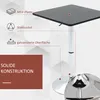 HOMCOM Barový stůl s nastavitelnou výškou a otočnou deskou Náhled obrázku produktu 5