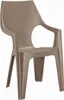 Zahradní židle Dante highback - 57 x 57 x 89 cm - cappucino Náhled obrázku produktu 1