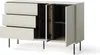 Furniture24 Sideboard Epiro Ep-03 Kommode Kaschmir / Dunkle Produktbild-Vorschau 2