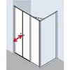 Kermi N2PFR1102011K Pendeltür Nova 2000 PFR 1100x Produktbild-Vorschau 3