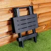 ProGarden Campingtisch Kunststoff grau 45x43x50cm Outdoor Produktbild-Vorschau 8