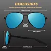 CGID Aviator okuliare Pánske polarizované Al-Mg kovový rám Náhľad obrázku produktu 7