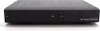 A black satellite receiver is shown from the front on a white background. Podgląd zdjęcia produktu