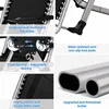 Collage of close-up images highlighting features of a foldable lounge chair. Produktbild-Vorschau