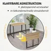 FORTENA Klappbarer Schreibtisch, Schwarz mit schwarzen Produktbild-Vorschau 15