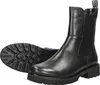 A pair of black leather Chelsea boots shown from a diagonal angle against a white background. Voir les images du produit