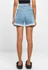 Organic Stretch Denim 5 Pocket Shorts Clearblue bleached 29 Produktbild-Vorschau 6