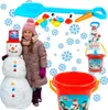 Zubehörset zum Bau eines Schneemanns im Schnee aus Sand Produktbild-Vorschau 1