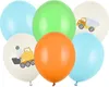 Ballons en latex véhicules de chantier, 30cm, 6 pièces. Voir les images du produit 1