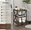 Table d’appoint NOTTINGHAM 40,5x40,5x60,5cm - Bois foncé Voir les images du produit 2