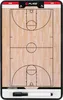 A basketball coach's whiteboard with a court diagram and a marker attached. Náhled obrázku produktu
