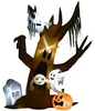 HOMCOM Albero fantasma gonfiabile da 240 cm, decorazione di Anteprima dell’immagine prodotto 1