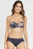 LASCANA Bügel-Bandeau-Bikini-Top Malia anthrazit-bedruckt Produktbild-Vorschau 6
