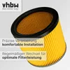 vhbw Faltenfilter kompatibel mit Bosch PAS 1000, GAS 12-30 Produktbild-Vorschau 6