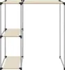 vidaXL Waschmaschinenregal Creme 87x55x90,5 cm Eisen Produktbild-Vorschau 3