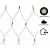 A close-up of a net light string with icons and text indicating product features. Produktbild-Vorschau