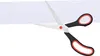 A pair of scissors cutting a white strip of fabric or tape. Produktbild-Vorschau