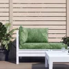 vidaXL Coussin pour palette 3 pcs. Motif de feuilles tissu Voir les images du produit 2