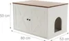 Relaxdays Katzenschrank f. Katzentoilette, separate Produktbild-Vorschau 4