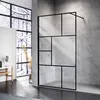 SONNI 120×200cm Walk-In Paroi de douche 8mm Nano ESG verre Voir les images du produit 11