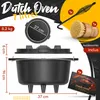 aktimeo Dutch Oven 7,0 L cocotte en fonte avec couvercle Voir les images du produit 3