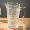 Kingrol 1.5L Glaskanne, 50oz Vintage Wasserkaraffe Krug für Produktbild-Vorschau 3