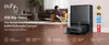 A family and dog are in the living room, while a robot vacuum cleaner is docked in its station. Voir les images du produit